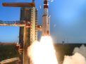 Start indické rakety PSLV (Foto: S laskavým svolením ISRO HQ pro nekomerční použití)
